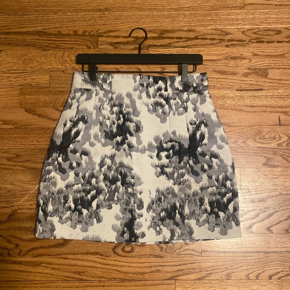 Floral A-line mini skirt